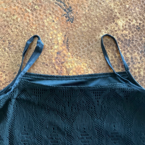 Sassy Lace and Fringe Vintage-Inspired Cocktail Dress. Black Size M - Picture 9 of 9